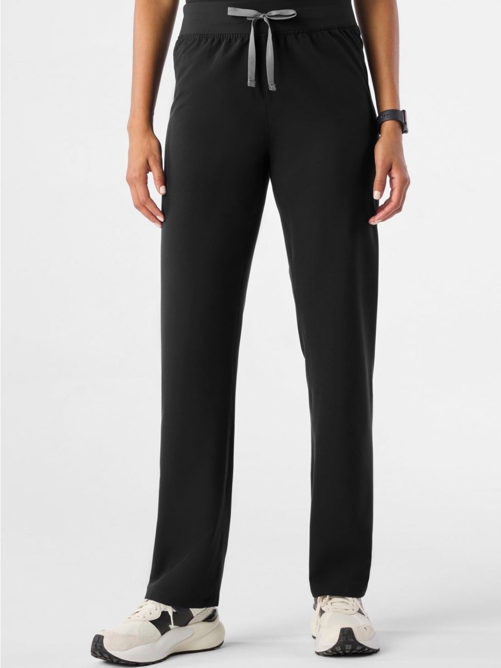 Figs Black Livingston high waisted pants